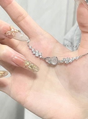 2026新年蝴蝶结葫芦手链女轻奢小众精致新中式玉髓手饰送闺蜜礼物