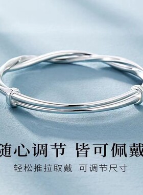 925纯银手镯小众设计手环