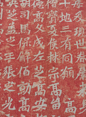 北魏魏碑龙门二十品复制石刻碑拓片高树解伯都等卅二人造像记楷书