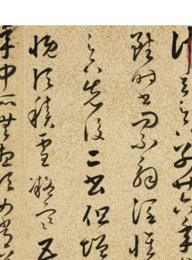 明朱大有草书王羲之十七帖微喷复制古代名家书法范本毛笔字帖