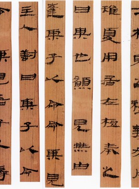 汉隶武威王莽新简仪礼(二玄社)高清微喷学习临摹书法名家隶书字帖