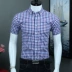 Áo sơ mi kẻ sọc hè 2019 nam tay ngắn tay sơ mi nhỏ sơ mi nam đẹp trai cotton giản dị nửa áo sơ mi nam - Áo áo sơ mi hàn quốc Áo
