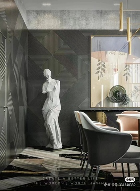 轻奢艺术品大卫、维纳斯雕塑酒店别墅客厅现代家居创意艺术摆件