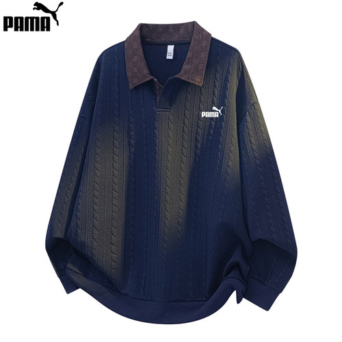 1折专区|奥特莱斯|2025秋冬加绒大码翻领卫衣男士潮流情侣上衣潮 - 图2