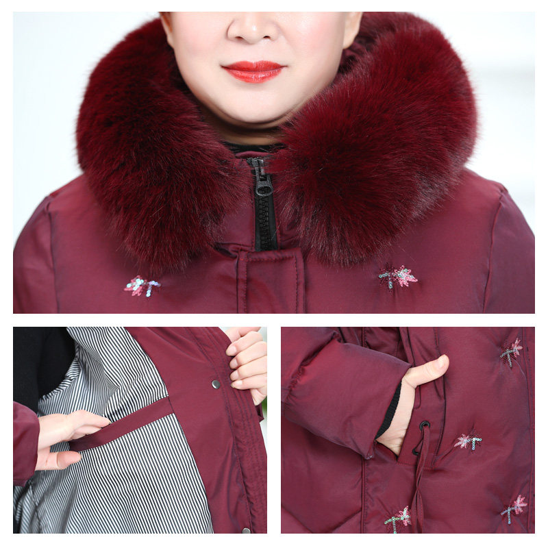 200斤胖妈妈加肥加大码女装中长款 闪闪情缘中老年女装