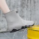 新款雨鞋男户外防雨防水鞋短中筒防滑工作雨靴加绒棉水靴情侣胶鞋