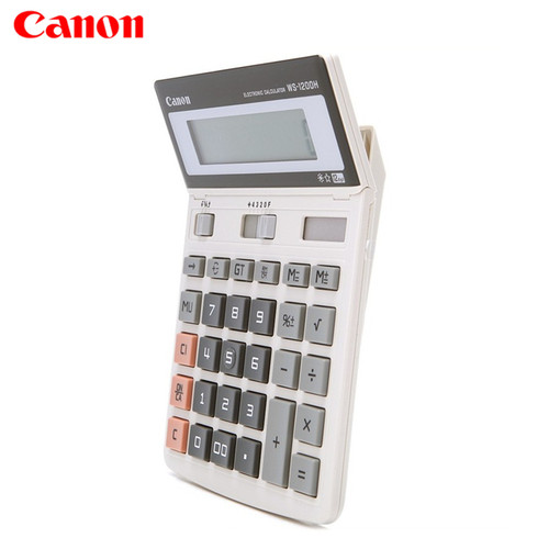 正品佳能WS-1200H 12位办公办公计算器 大号财务计算机 - 图1
