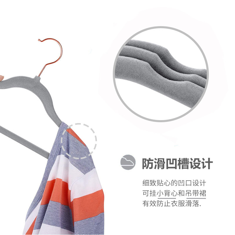 出口加厚植绒衣架无痕男士装西服大衣挂衣柜收纳整理防滑衣撑45CM,淘宝优惠券,粉丝福利购,淘宝优惠卷