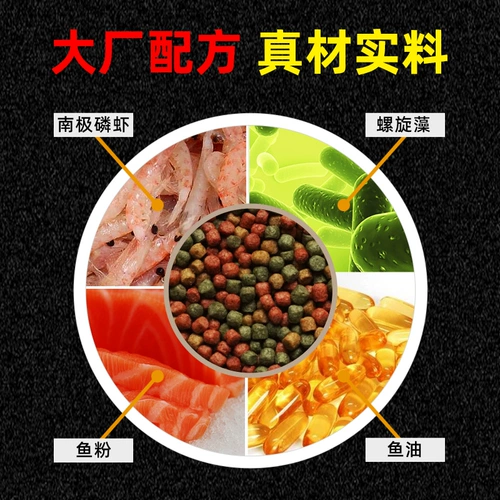 Koi Fish Feed Goldfish Food Декоративная рыба небольшая шарика рыба.