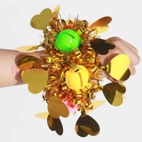 Детский танцующий цветок на запястье, резинка, колокольчик, браслет