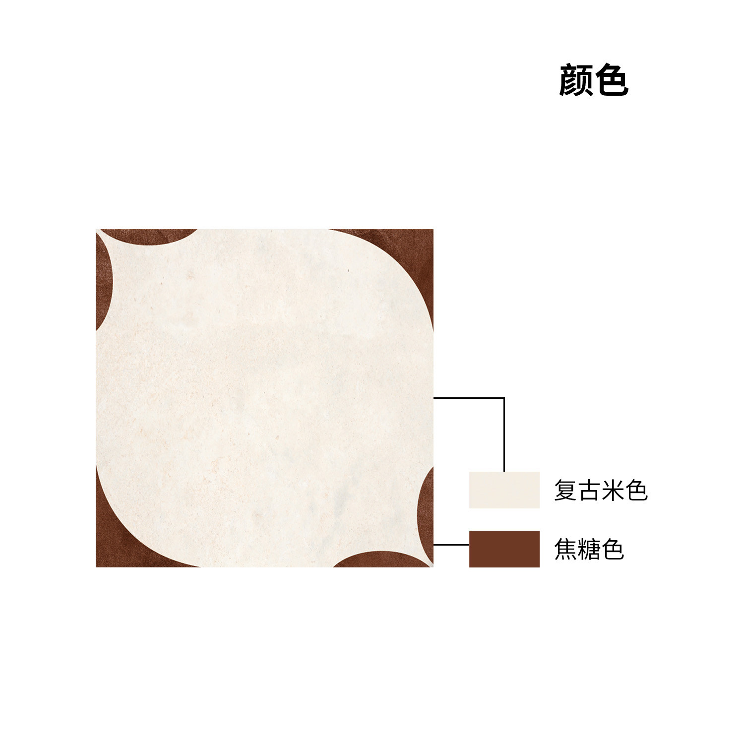 Funlife《bloom》法式复古焦糖棕地贴厨房卫生间自粘翻新贴仿瓷砖,淘宝优惠券,粉丝福利购,淘宝优惠卷