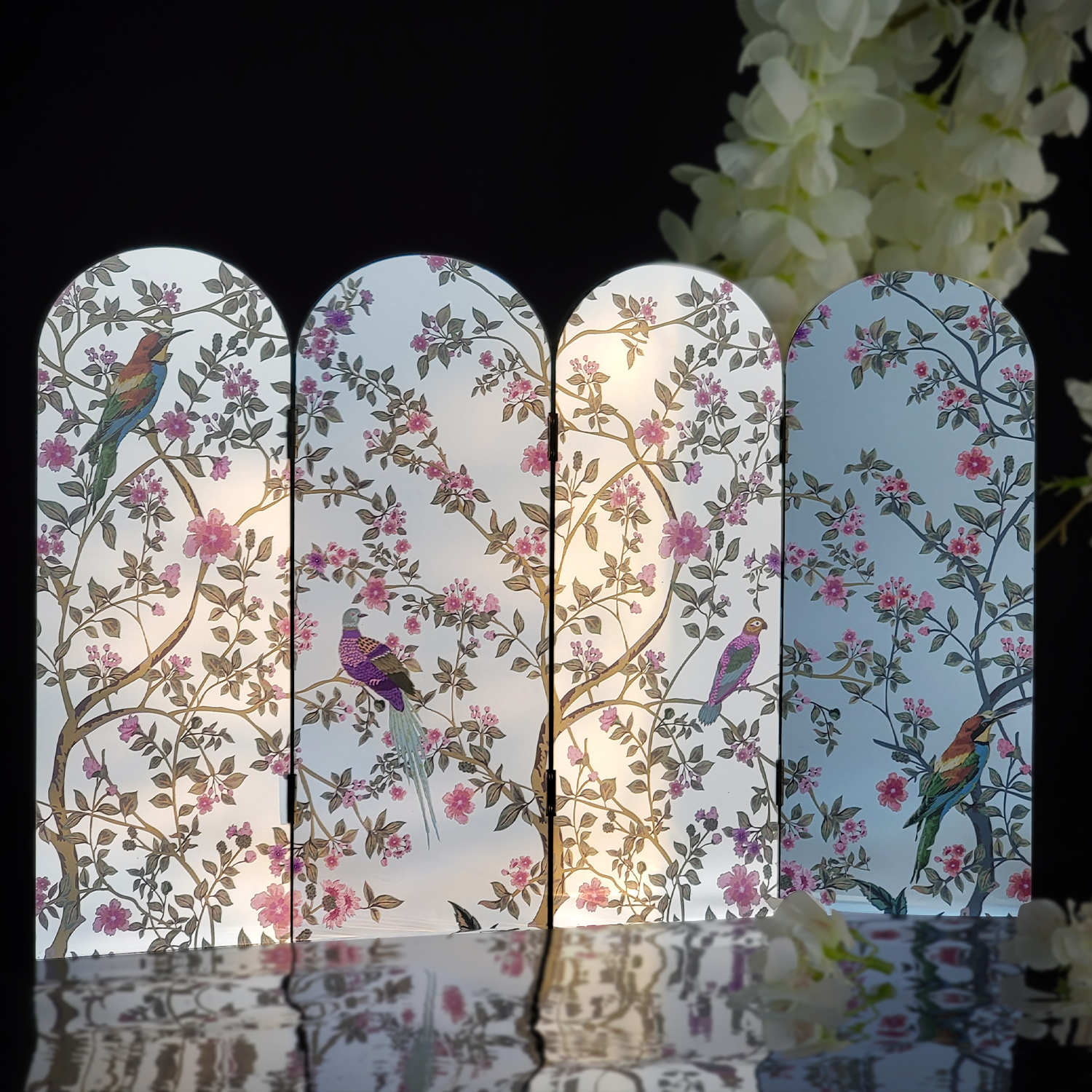 Funlife《金银织梦》原创法式中国风手工桌面银屏屏风装摆件装饰,淘宝优惠券,粉丝福利购,淘宝优惠卷