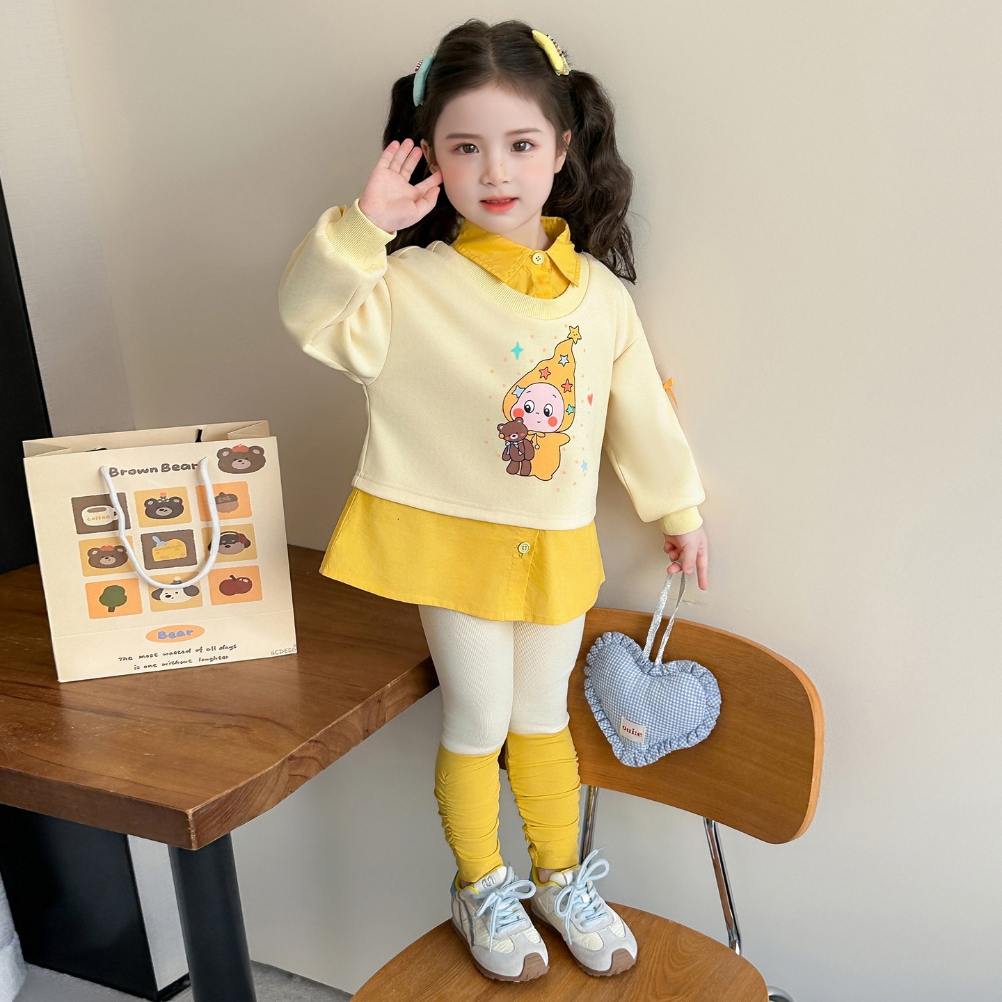 女童卫衣套装春季2026新款洋气儿童超好看春秋装打底裤休闲两件套,淘宝优惠券,粉丝福利购,淘宝优惠卷