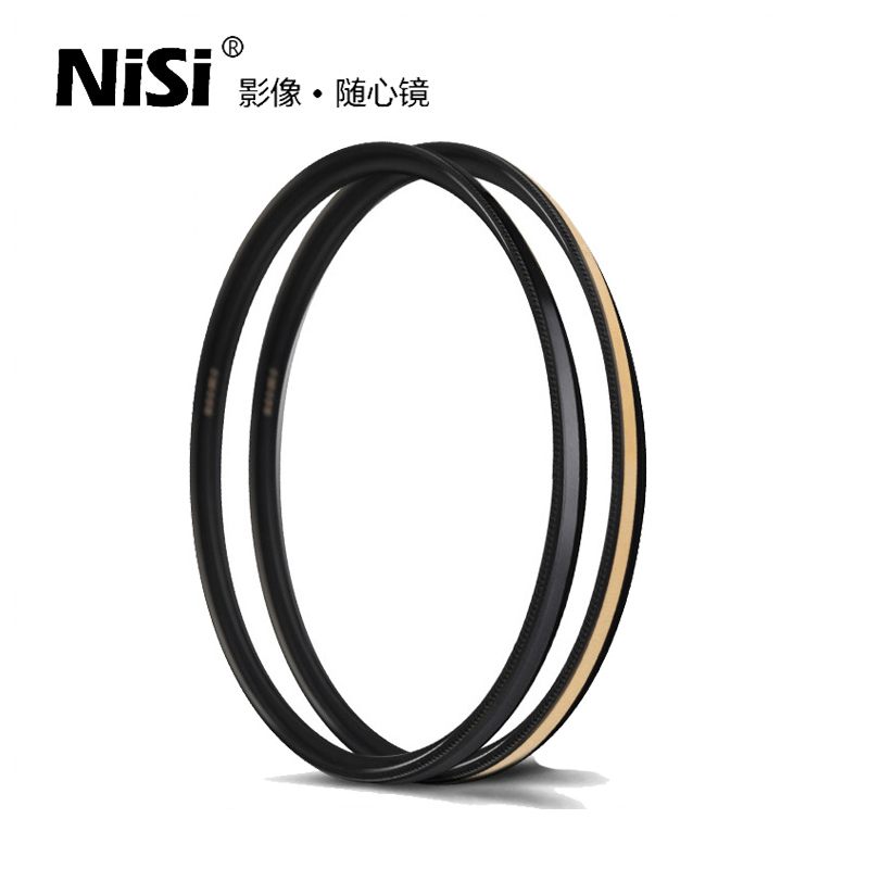 NiSi耐司镀膜铜框UNC UV镜黑金双色67 77 52/58/72/82mm微单反相