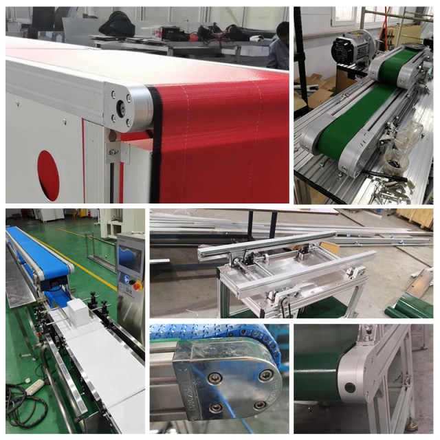 3060 belt conveyor roller adjustment tension assembly line