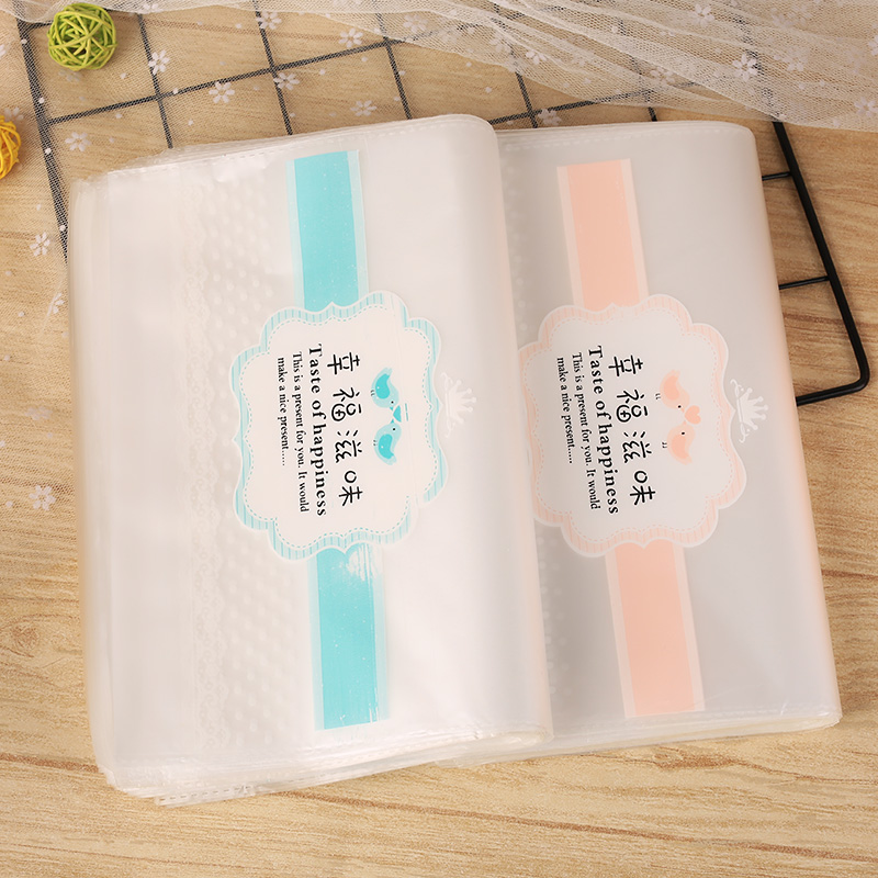 新创美达烘焙包装袋面包吐司袋透明磨砂吐司袋吐司面包袋子100个-图3