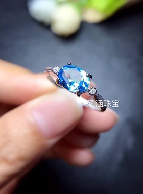 纯银小巧精致风8*10mm代镶空托