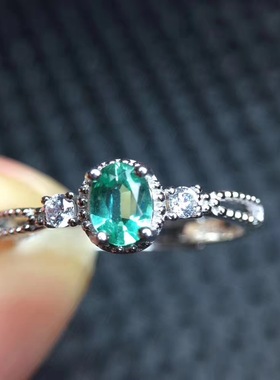 纯银玫瑰金活口主石戒指空托