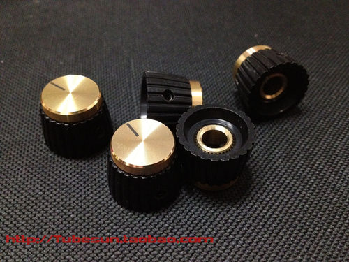 Marshall 音箱 效果器 电位器 帽 吉他旋钮 jcm800 DIY配件 金色 - 图0