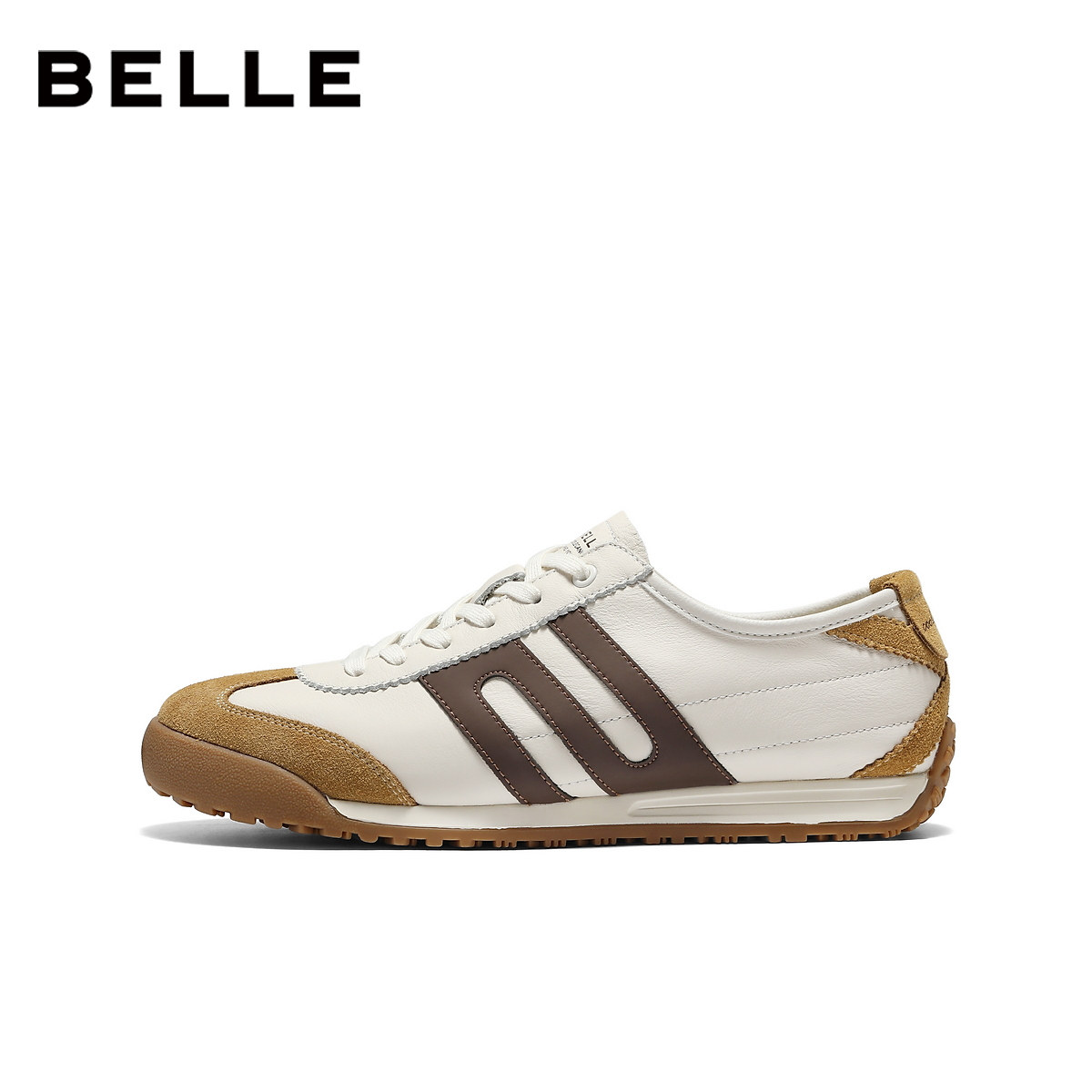 百丽男鞋小轻甘复古德训阿甘鞋男士26夏新款休闲运动板鞋A2341BM6,淘宝优惠券,粉丝福利购,淘宝优惠卷