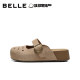 Belle Comfortable Breathable Hole Birkenstock Shoes Women's 2026 Xia Xin Thick Sole Increased Casual Baotou Mop B3169BH6 Pre-