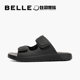Belle men's shoes casual soft sole Birken Slippers Summer New Cowhide Leather Toast Breathable Sandrab A1626BT4