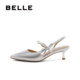 Belle one-strip pointed toe sandals