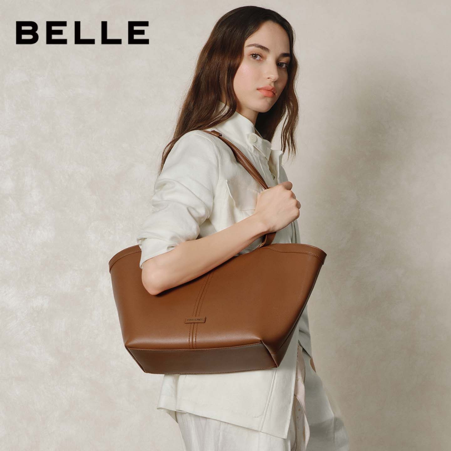 百丽包包女25新款商场同款通勤大容量单肩斜挎手提旅行托特包8573,淘宝优惠券,粉丝福利购,淘宝优惠卷