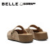 Belle Comfortable Breathable Hole Birkenstock Shoes Women's 2026 Xia Xin Thick Sole Increased Casual Baotou Mop B3169BH6 Pre-