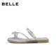 Belle Fine Star Slip-On Women's 2026 Summer New Style Flip-Toe Sandals B3152BT6 Pre-