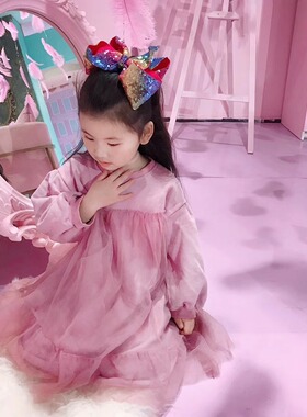 发夹欧美jojo亮片节日演出舞蹈