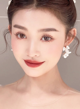 新娘珍珠耳环2023年新款潮耳饰潮