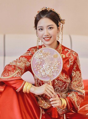 秀禾服头饰新娘大气凤冠结婚发饰