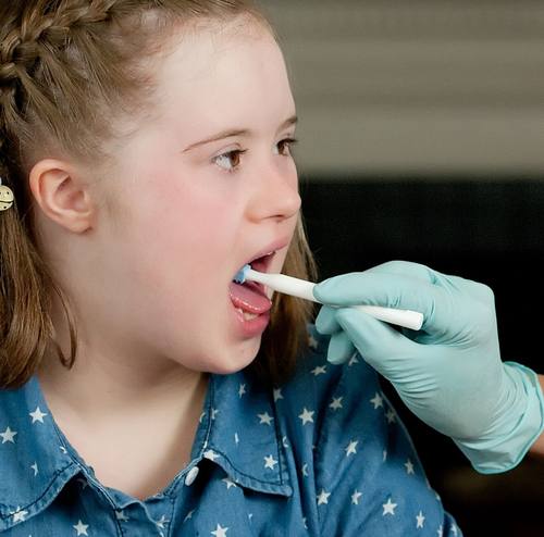 美国ARK 蓝色纹理头口腔感觉棒 口腔按摩棒 感知觉训练工具 - 图1