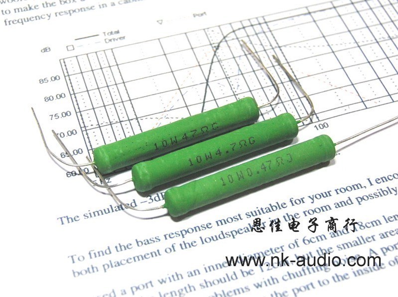 德国Mundorf蒙多福Mcap无感发烧金属膜电阻10W瓦分频器电阻器-图0