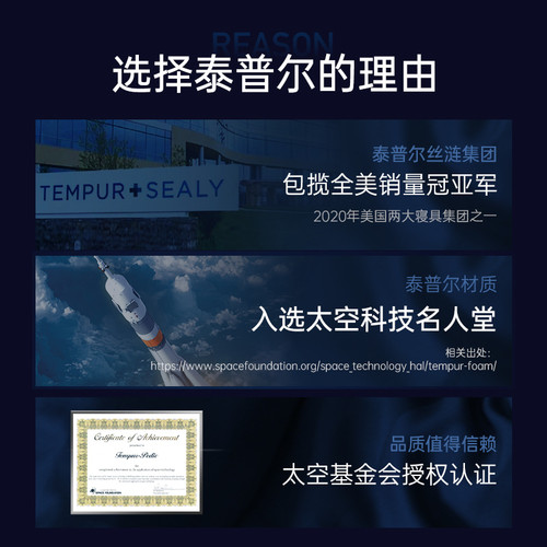 TEMPUR泰普尔智选Q智能床多功能可调节震动按摩鼾声干预电动床 - 图3
