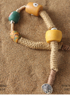 fhstudio小众纯手工老琉璃百搭