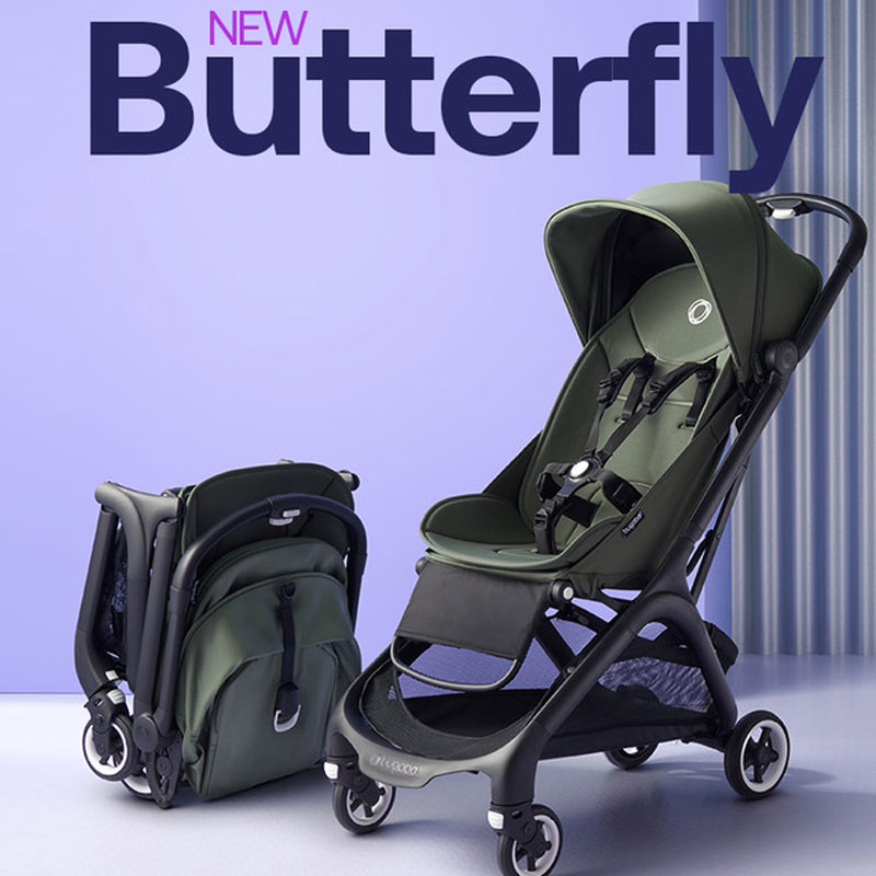 Bugaboo Butterfly博格步小蝴蝶婴儿手推车可坐可躺可登机伞车-图0