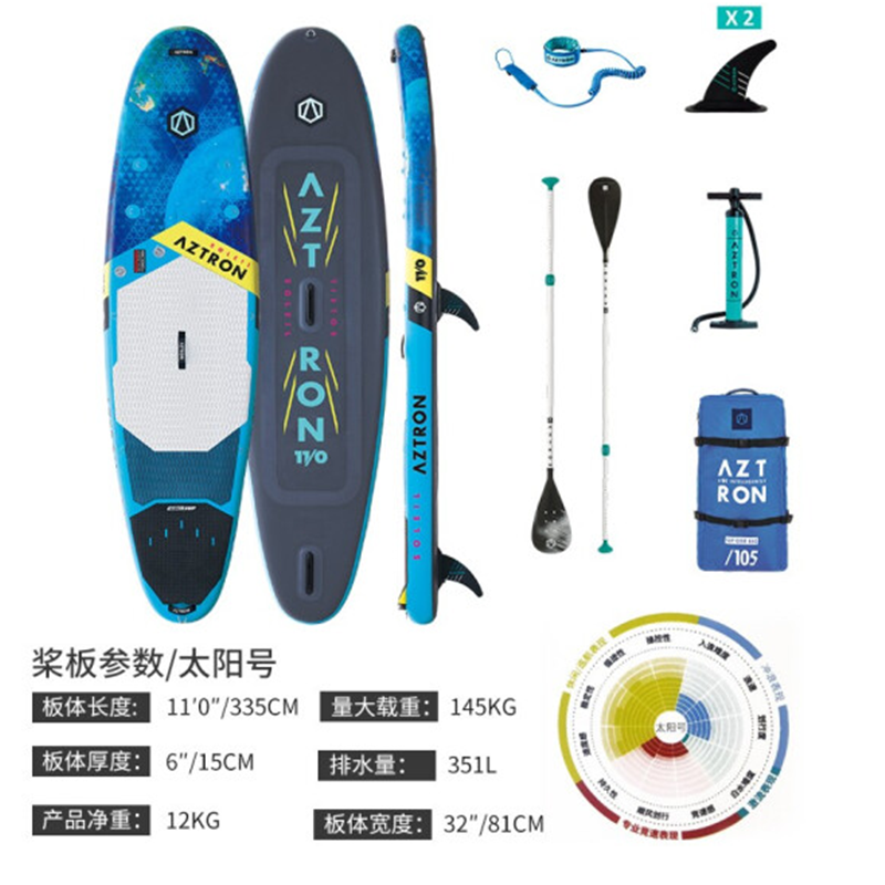 AZTRON/Sun двойной слой усиленный SUP ветровой 5.0 парус надувной шламовый board skateboarding board surfing board