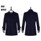 Wool mid-length OL concealed button uniform is slim and slim