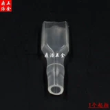 6,3 мм вставка Spring Защитный одно -линейный заглушка -IN Медную пробку -ин -IN -CHIP терминал белый прозрачный 250 пламени -Retardant Soft Protective Cover