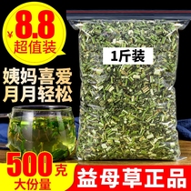 Motherwort fraîchement séché chinois à base de plantes médicinales 500g de mothète en poudre Conditionnement de la fleur rouge avec du thé au gingembre à sucre rouge