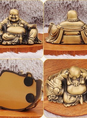 黄铜弥勒佛像家居客厅店铺祠堂供奉笑脸佛事供佛开业礼品摆件