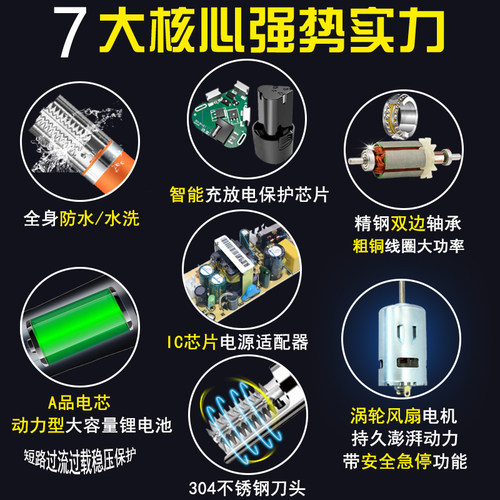 电动刮鱼鳞机神器全自动刮鱼鳞器机器商用杀鱼工具刀刨打去刮鳞器 - 图1