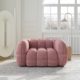 Pumpkin French retro style single casual sofa