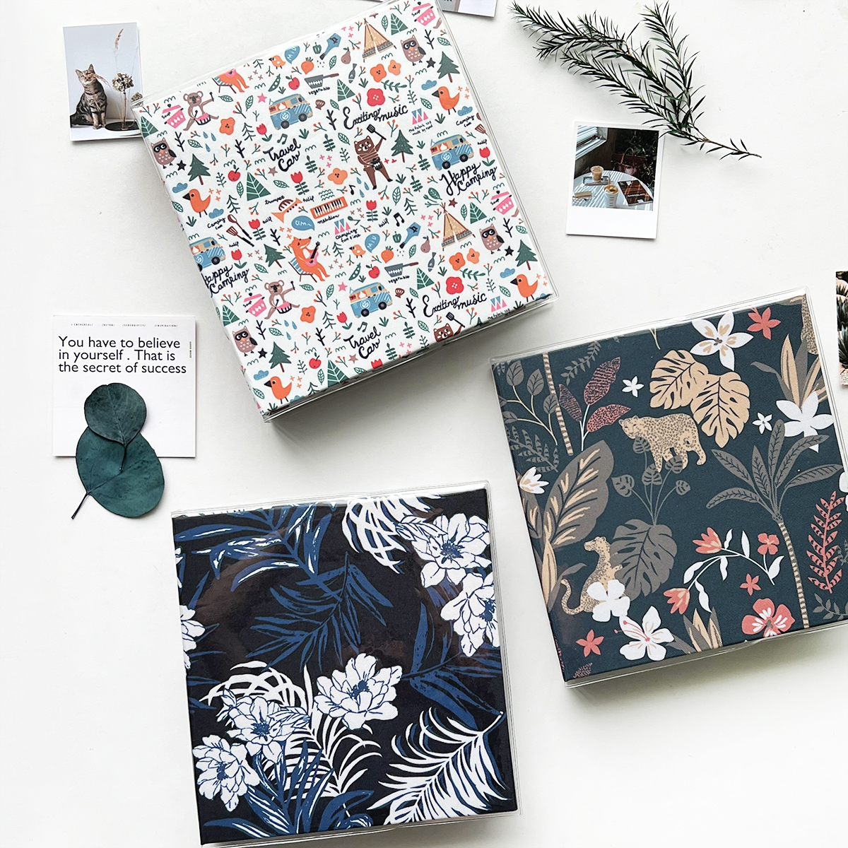 活页大容量相册3寸4寸5寸6寸插袋卡册拍立得情侣圣诞礼物票据收纳 - 图1