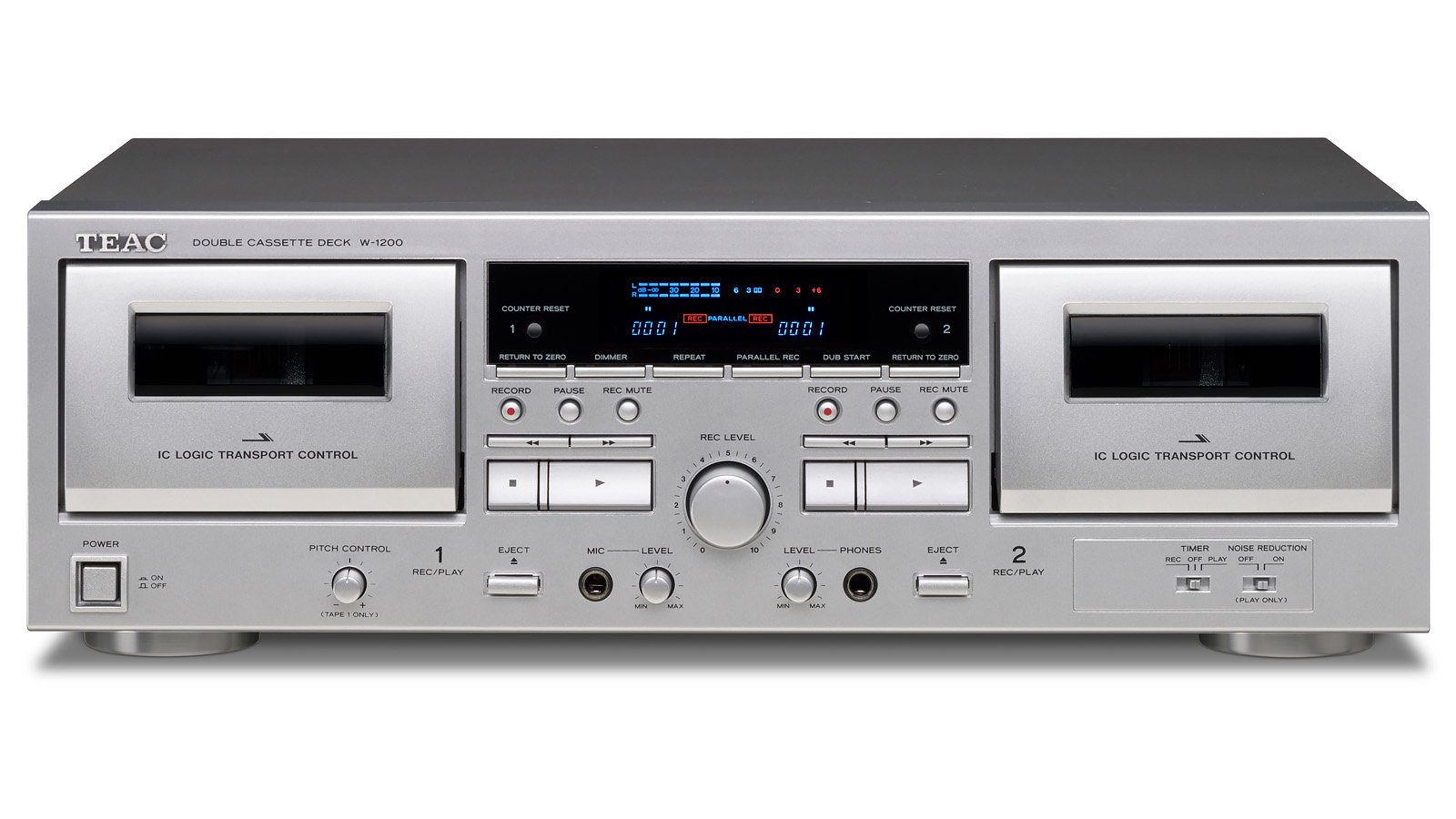 欧版日本Teac W-1200专业双盘磁带卡座台式一体机组合磁带USB输出 - 图0