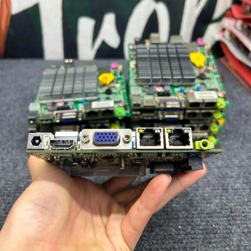 N29迷你主板J1900双网口J1800 微型工控一体机组装电脑Nano NUC - 图0