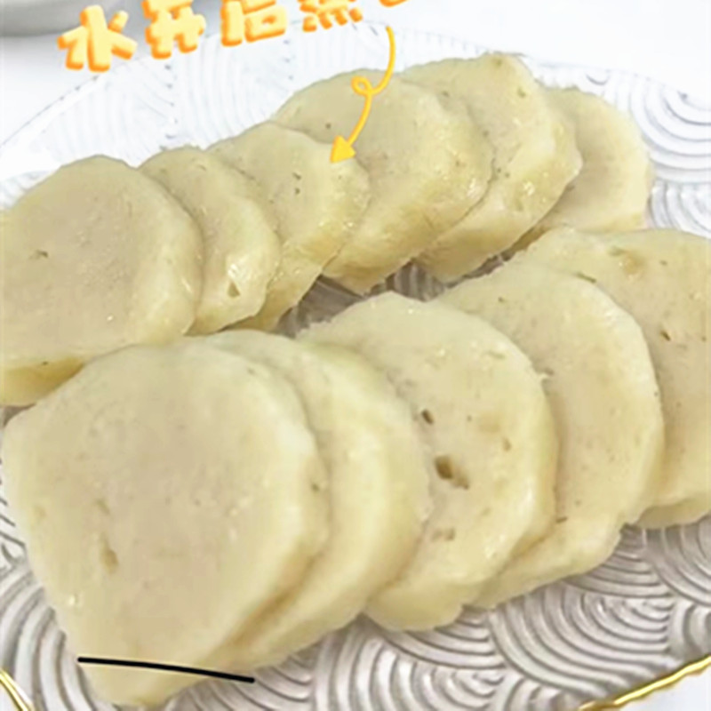 温州特产正宗市场口味鮸鱼鱼饼手工制作海鱼鮸鱼鱼糕部分地区包邮 - 图0