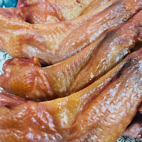 温州特产土特产腊鸡翅新鲜制作鲜香入味熏腊鸡翅500g下酒菜年货 - 图0